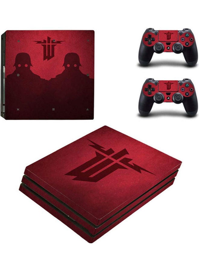 PlayStation 4 Pro Skin - Wolfenstein 2
