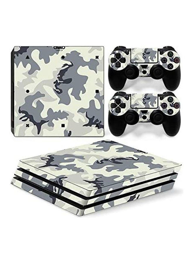 Sony PlayStation 4 Pro Personality Console Decal Skin Stickers With 2 Pcs Stickers For PS4 Pro Controller