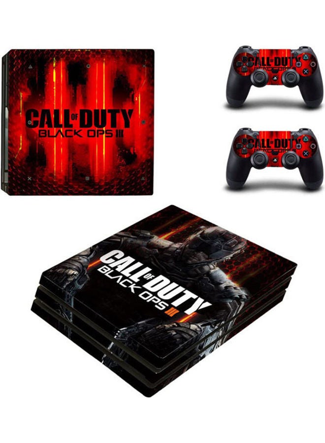 PlayStation 4 Pro Skin - Black Ops 3