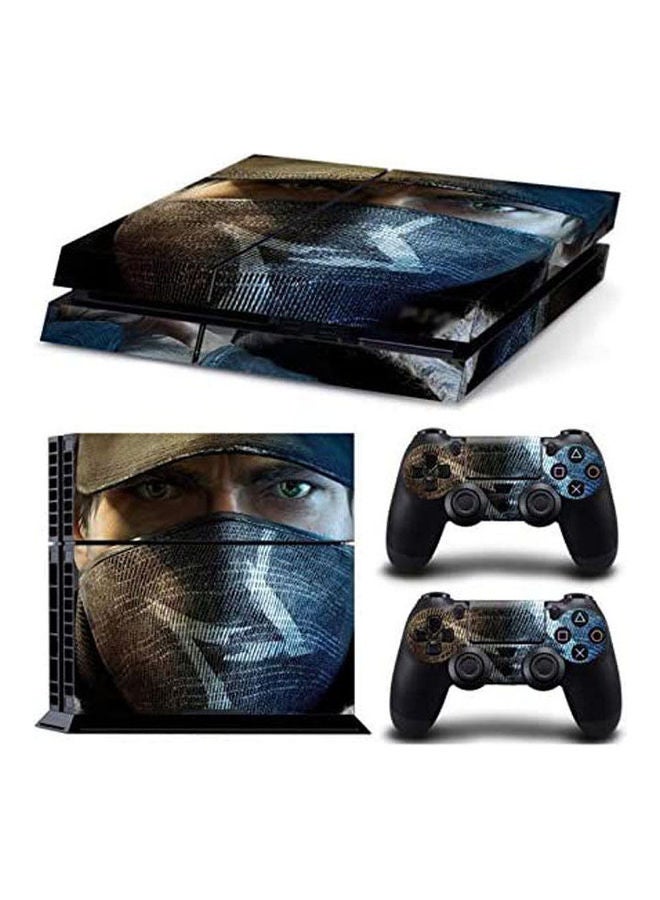 Sony PlayStation 4 Console Decal Skin Stickers With 2 Pcs Stickers For PS4 Controller