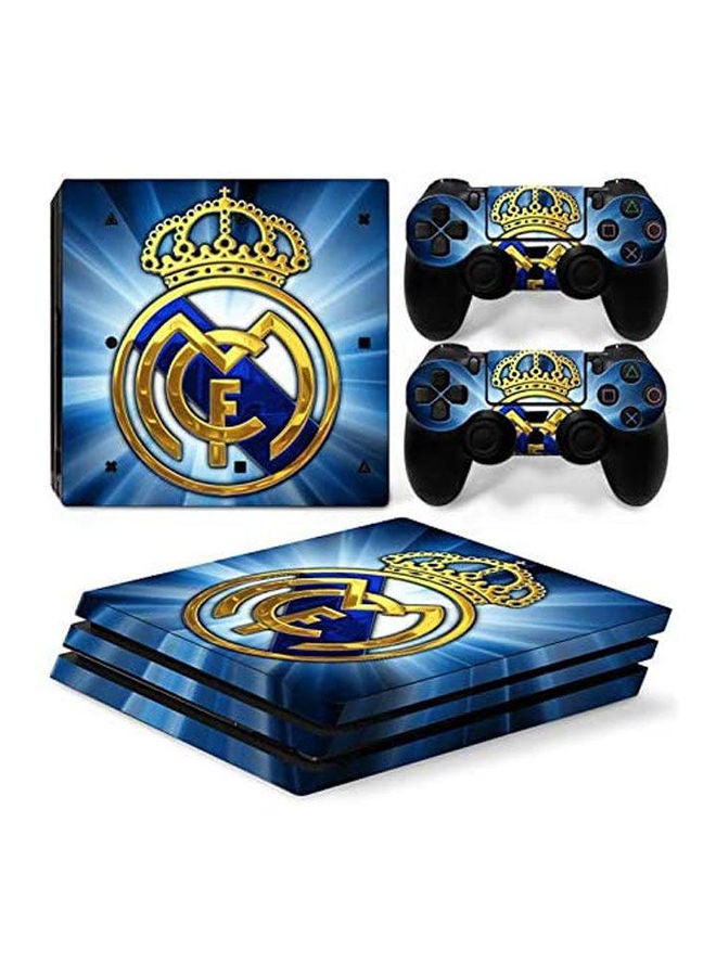 Sony PlayStation 4 Pro Console Decal Skin Stickers With 2 Pcs Stickers For PS4 Pro Controller 