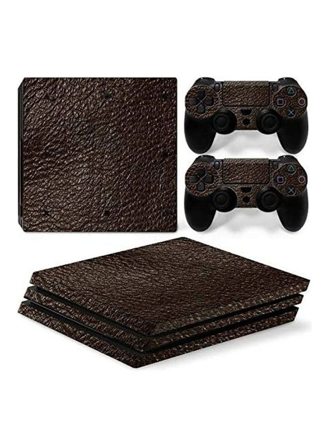 Sony PlayStation 4 Pro Console Decal Skin Stickers With 2 Pcs Stickers For PS4 Pro Controller 