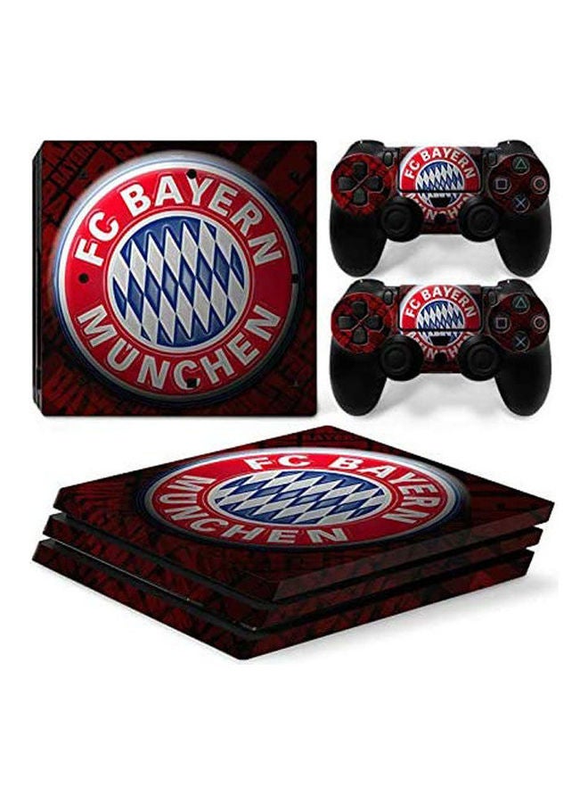 Sony PlayStation 4 Pro Console Decal Skin Stickers With 2 Pcs Stickers For PS4 Pro Controller 