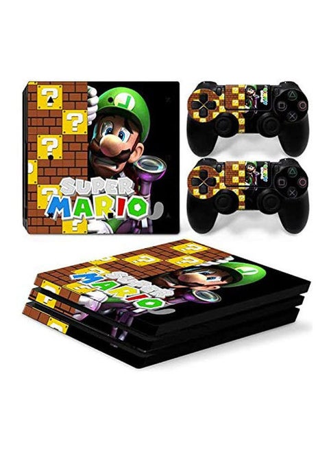 Sony PlayStation 4 Pro Console Decal Skin Stickers With 2 Pcs Stickers For PS4 Pro Controller