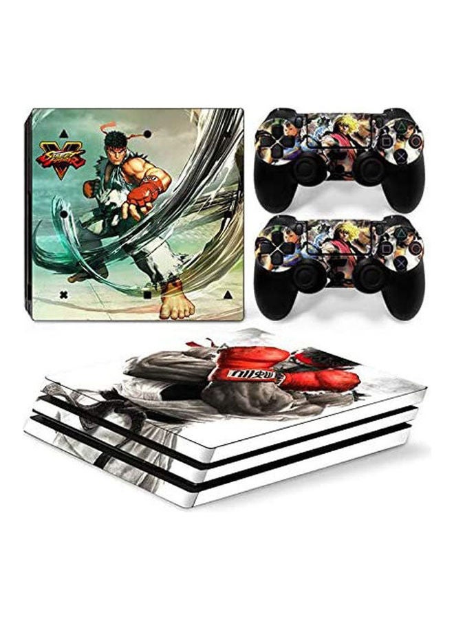 Sony PlayStation 4 Pro Console Decal Skin Stickers With 2 Pcs Stickers For PS4 Pro Controller 