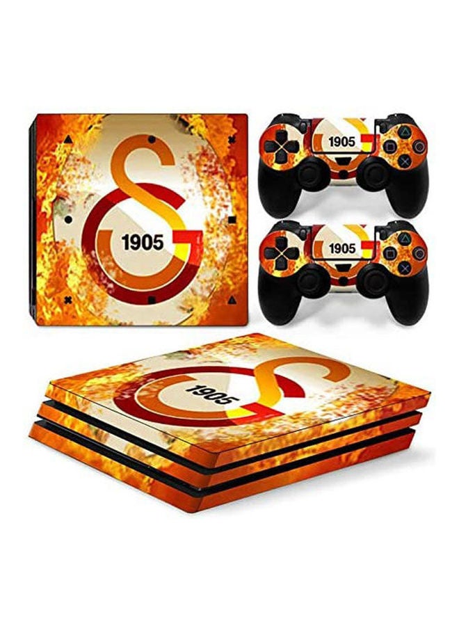 Sony PlayStation 4 Pro Console Decal Skin Stickers With 2 Pcs Stickers For PS4 Pro Controller 