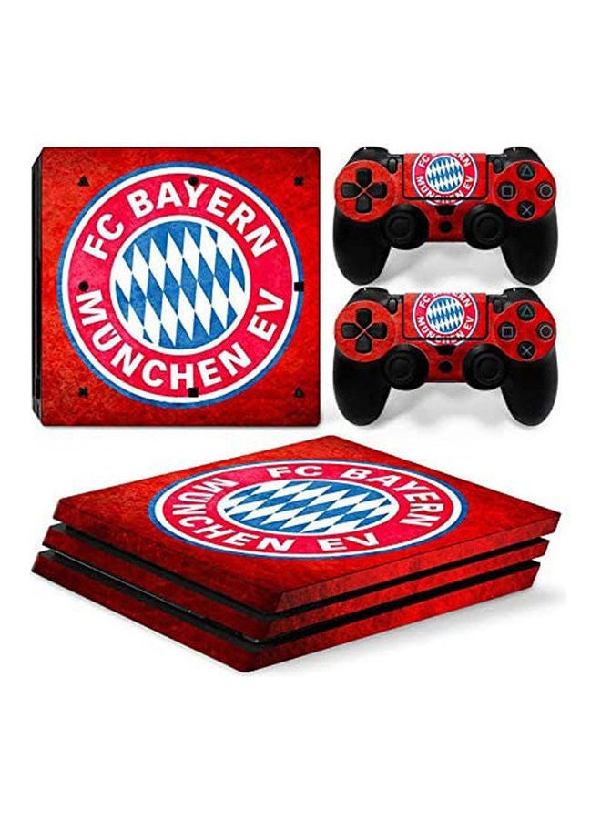 Sony PlayStation 4 Pro Console Decal Skin Stickers With 2 Pcs Stickers For PS4 Pro Controller 
