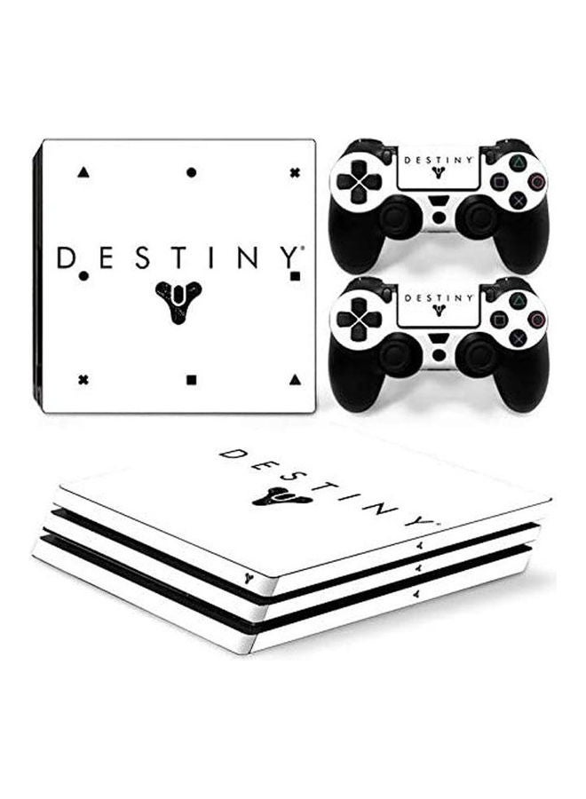 Sony PlayStation 4 Pro Console Decal Skin Stickers With 2 Pcs Stickers For PS4 Pro Controller 