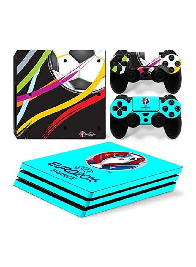 Sony PlayStation 4 Pro Console Decal Skin Stickers With 2 Pcs Stickers For PS4 Pro Controller 