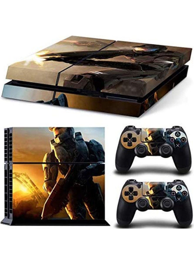 Sony PlayStation 4 Console Decal Skin Stickers With 2 Pcs Stickers For PS4 Controller