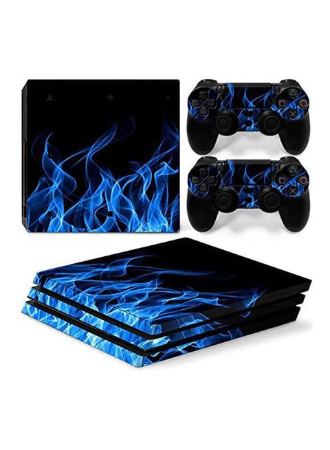 Sony PlayStation 4 Pro Personality Console Decal Skin Stickers With 2 Pcs Stickers For PS4 Pro Controller