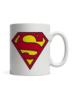 p.h Superman Logo 14012 Ceramic Coffee Mug White 