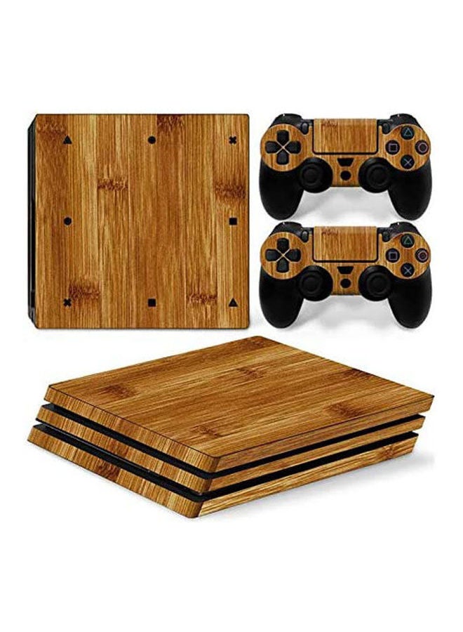 Sony PlayStation 4 Pro Personality Console Decal Skin Stickers With 2 Pcs Stickers For PS4 Pro Controller 