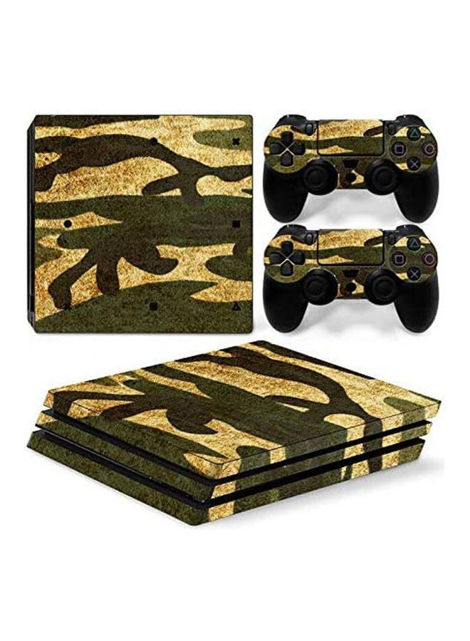 Sony PlayStation 4 Pro Personality Console Decal Skin Stickers With 2 Pcs Stickers For PS4 Pro Controller