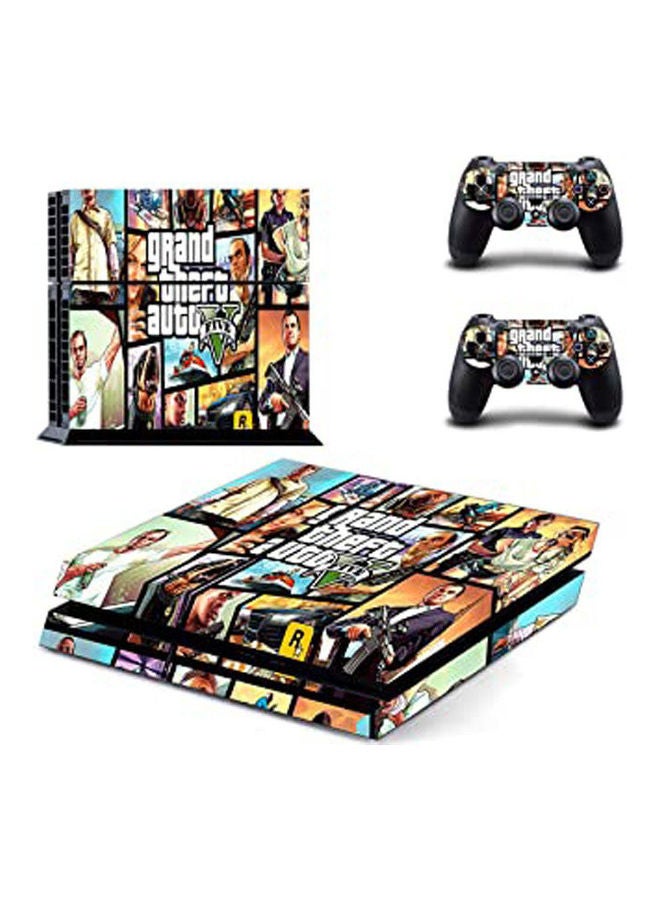 3M Skin Sticker For Sony PlayStation 4 PS4 (Gta V)