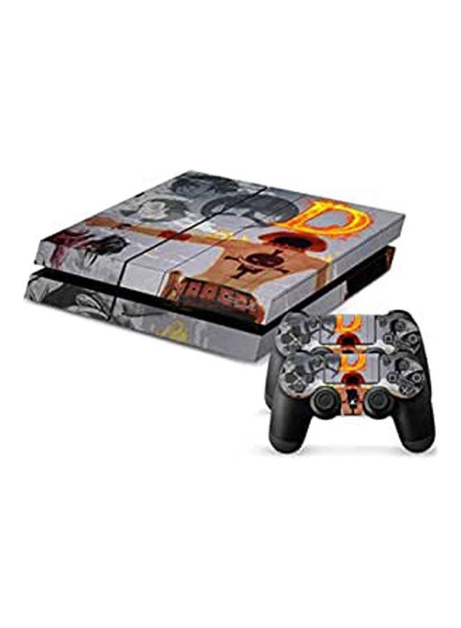 شريط ملصقات من قطعة واحدة لجهاز بلاي ستيشن 4 وبلاي ستيشن 4 وأجهزة التحكم