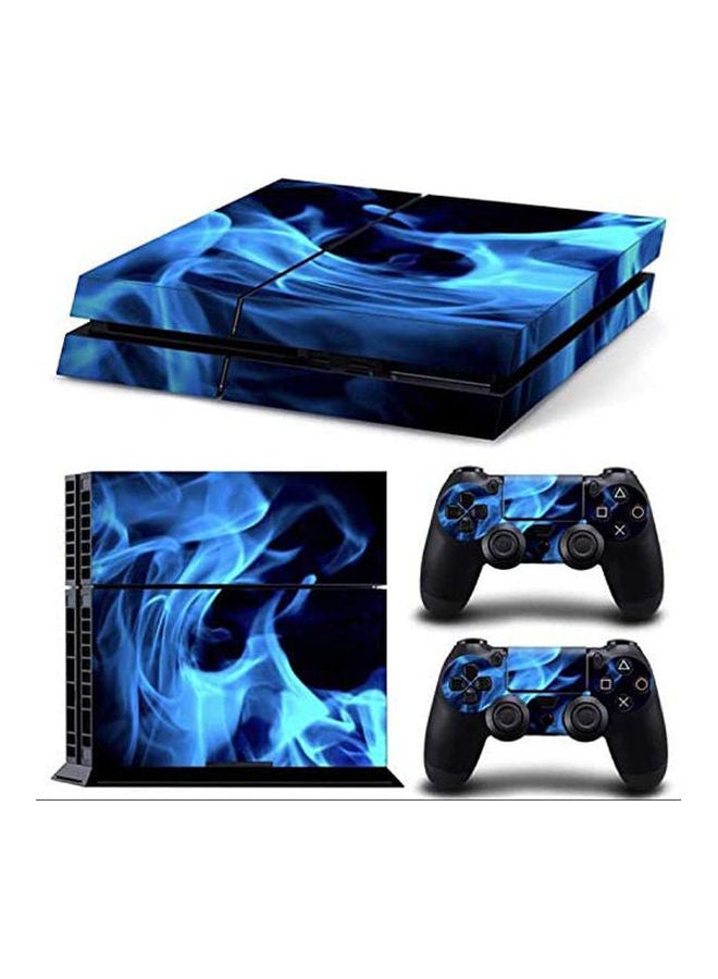 Memorix PlayStation 4/PS4 Sticker For All Sides Of The PlayStation With Stickers For Two Controllers 