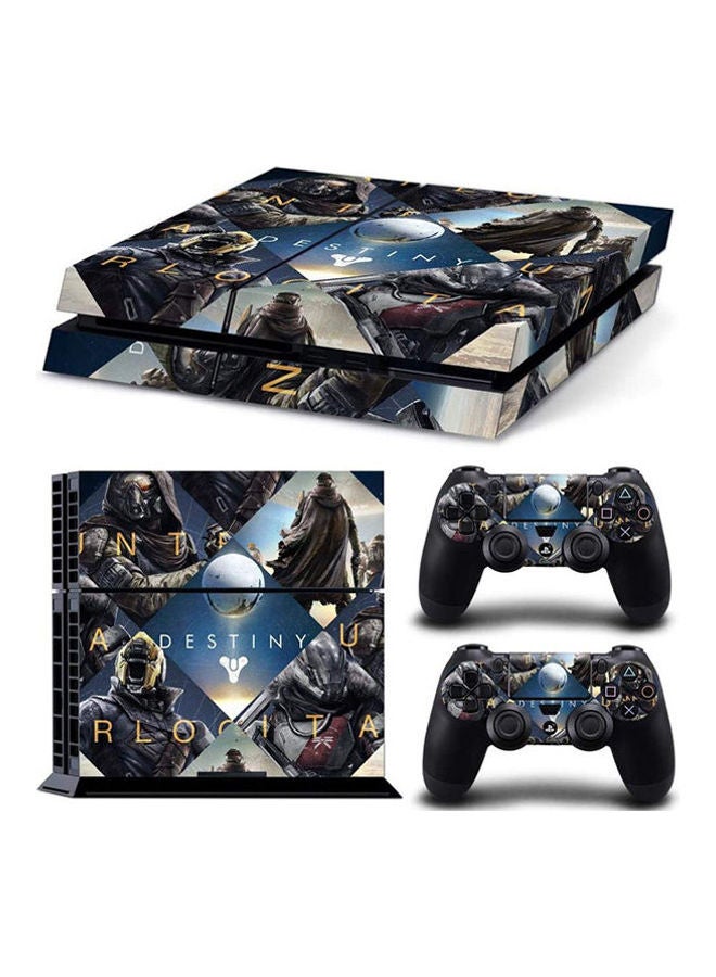 ملصقات لجهاز بلايستيشن 4 وذراعي التحكم - أنماط لعبة "Destiny"