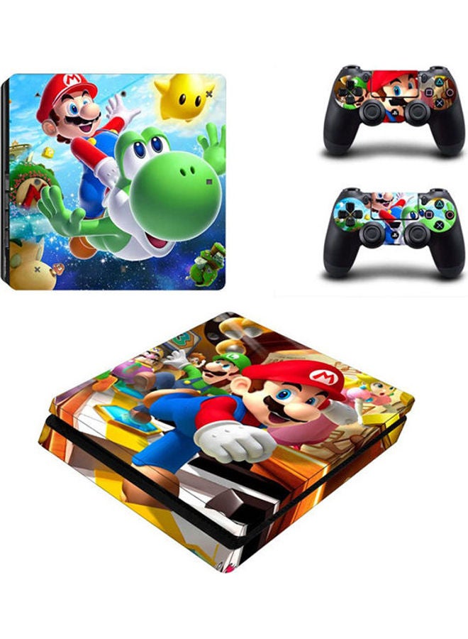 Super Mario PlayStation 4 Slim Vinyl Skin Sticker Decal For PS4 Slim