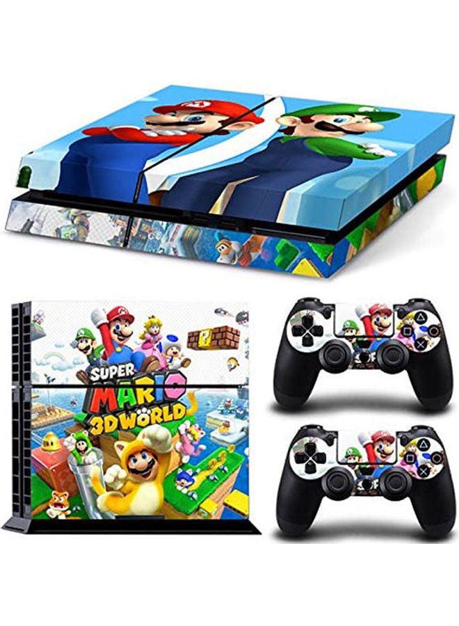 Super Mario World Vinyl Skin Sticker Decal For PlayStation 4 Nd 2 Controllers [Sfc-50]