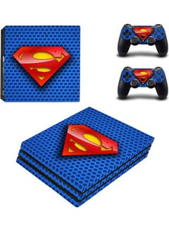 Superman PlayStation 4 Pro Vinyl Skin Sticker Decal For PS4 Pro - v1635724602/N51655702A_1