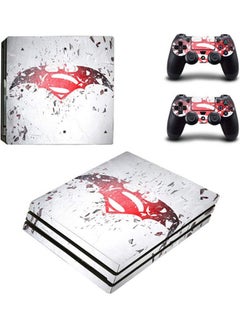 Superman Vs Batman PlayStation 4 Pro Vinyl Skin Sticker Decal For PS4 Pro