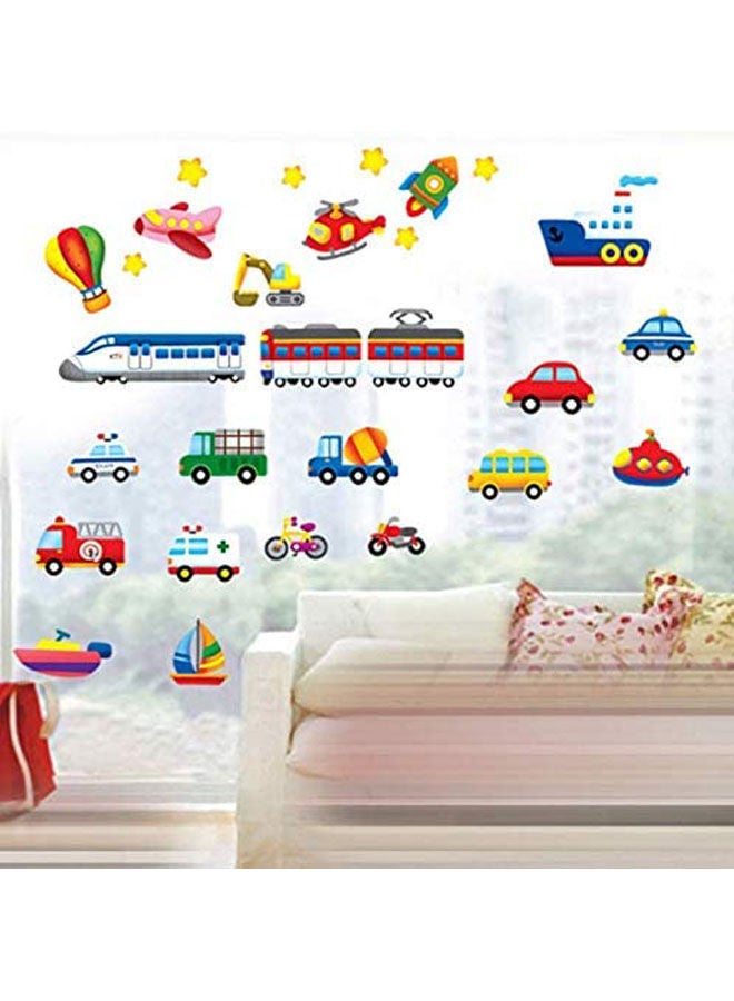 Nursery Baby Room Waterproof For Kids Wall Sticker Decal Car Removable Multicolour 50cm 