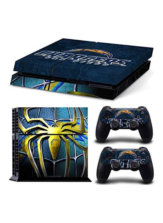 Sony PlayStation 4 Spider-Man Console Decal Skin Stickers With 2 Pcs Stickers For PS4 Controller