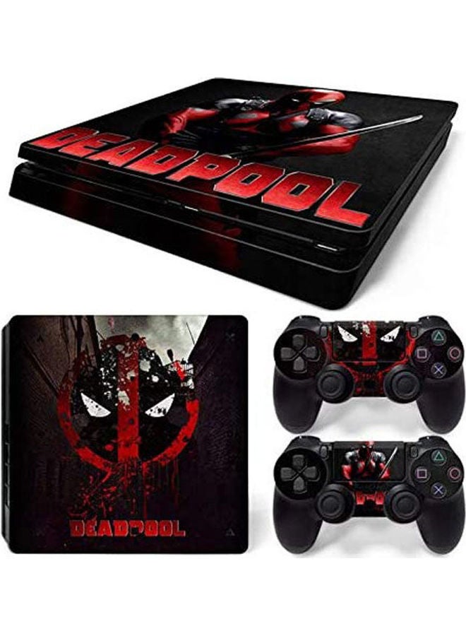 Sony PlayStation 4 Slim Colorskin Personality Console Decal Skin Stickers With 2 Pcs Stickers For PS4 Slim Controller