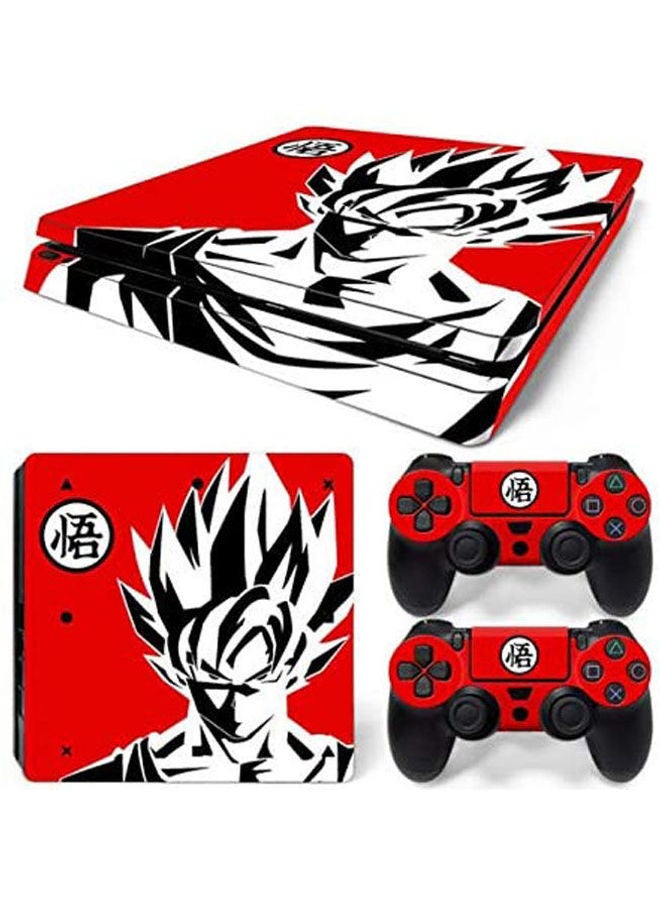 Sony PlayStation 4 Slim Colorskin Personality Console Decal Skin Stickers With 2 Pcs Stickers For PS4 Slim Controller