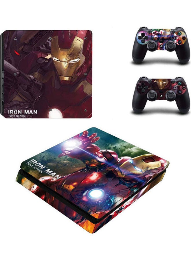 Vinyl Decal Iron Man PlayStation 4 Slim Vinyl Skin Sticker Decal For PS4 Slim 