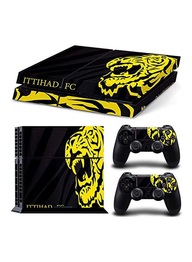 ملصقات حماية بطبعة شعار الاتحاد لأجهزة سوني بلايستيشن 4 وذراعي التحكم عن بعد