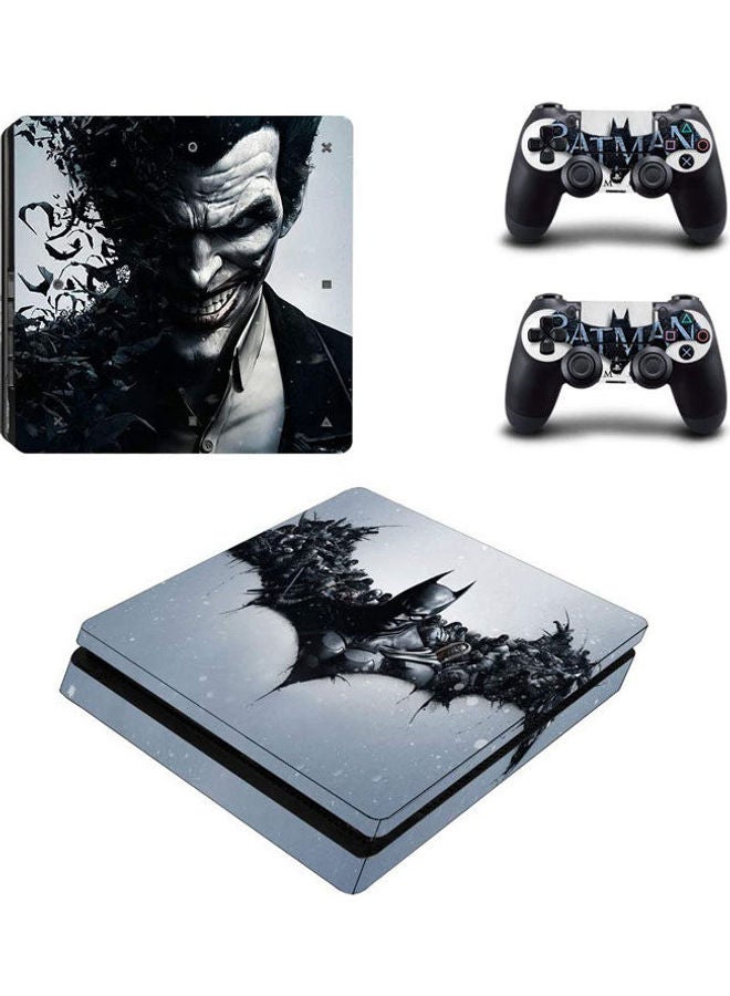 PP - Joker And Batman PlayStation 4 Slim Vinyl Skin Sticker Decal For PS4 Slim - Image 1