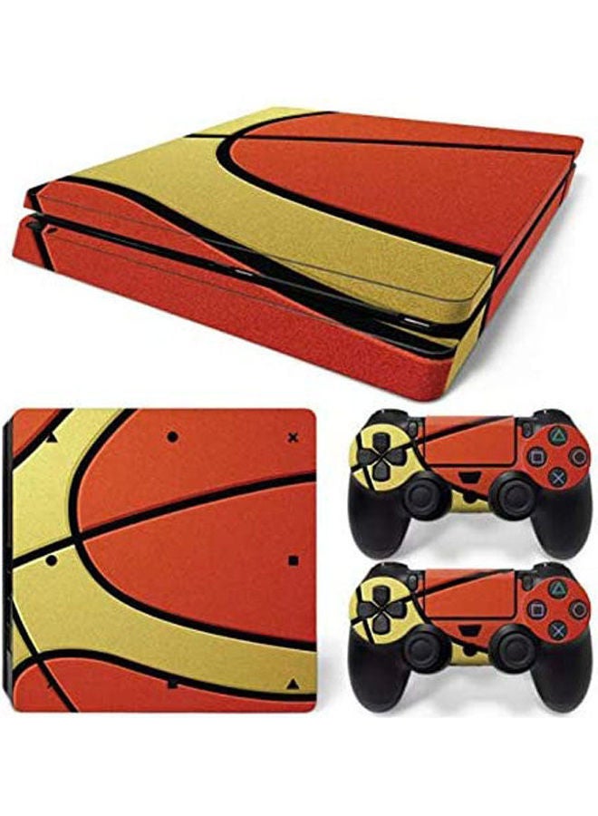 Sony PlayStation 4 Slim Colorskin Personality Console Decal Skin Stickers With 2 Pcs Stickers For PS4 Slim Controller