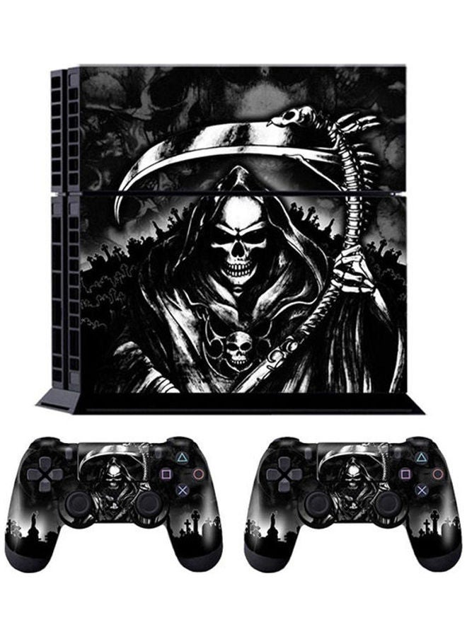 ملصق لجهاز الألعاب بلايستيشن 4 وأذرع التحكم الخاصة به