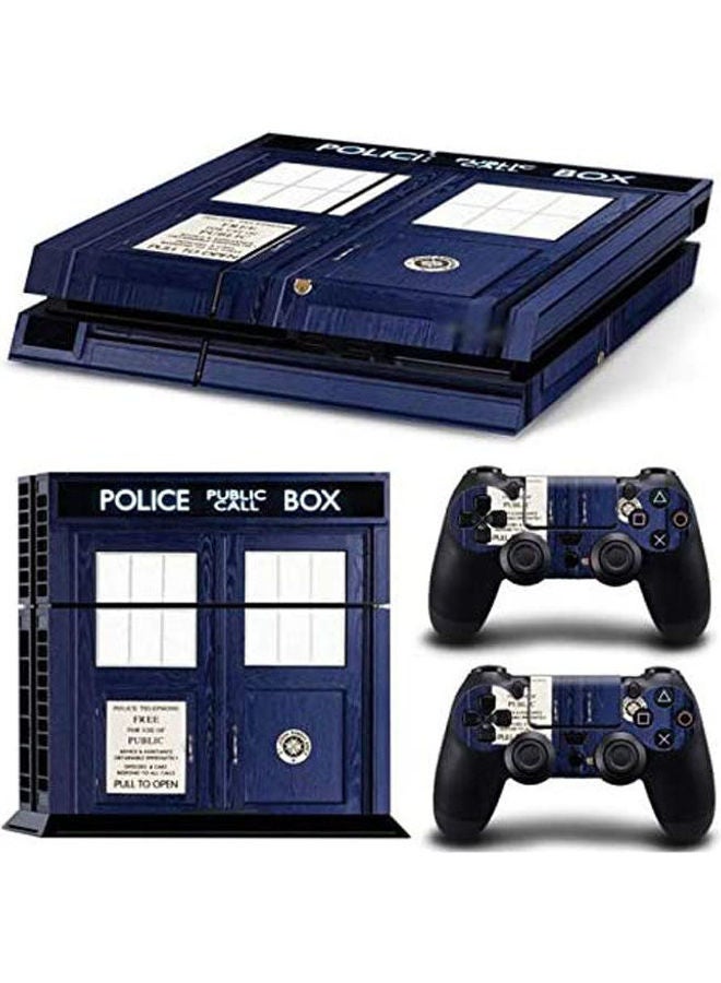 ملصقات بطبعة تناسب شخصية مالك جهاز ألعاب وذراعي تحكم سوني بلايستيشن 4