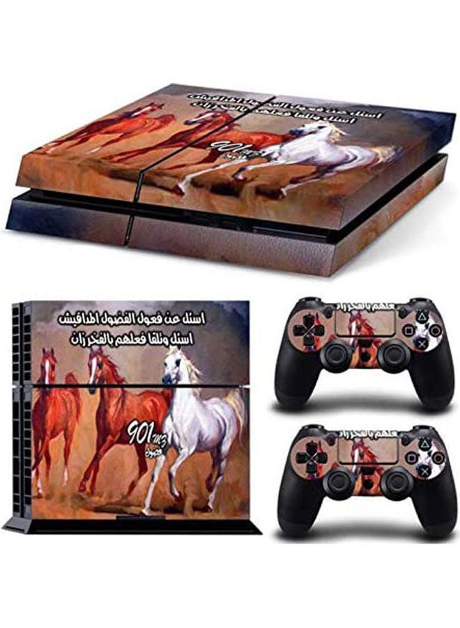 Sony PlayStation 4 Personality Console Decal Skin Stickers With 2 Pcs Stickers For PS4 Controller