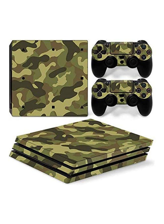 Sony PlayStation 4 Pro Personality Console Decal Skin Stickers With 2 Pcs Stickers For PS4 Pro Controller 