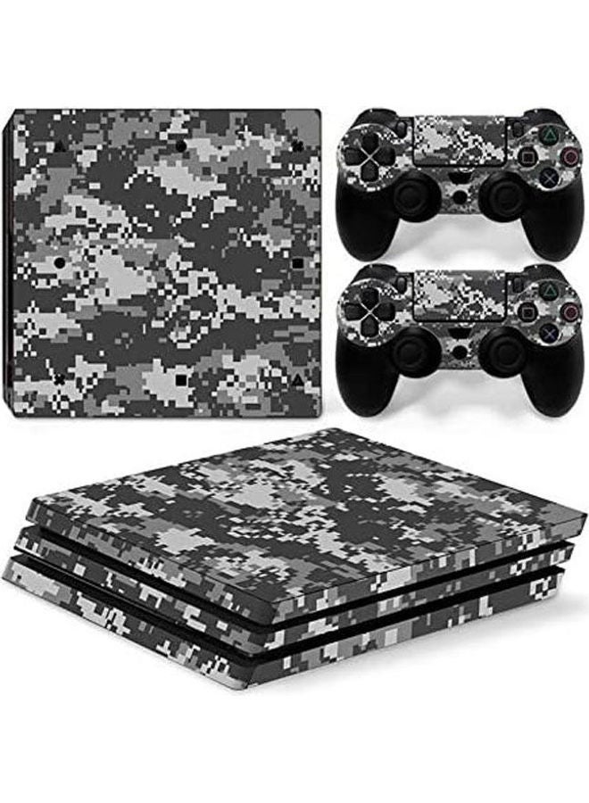 Sony PlayStation 4 Pro Personality Console Decal Skin Stickers With 2 Pcs Stickers For PS4 Pro Controller 