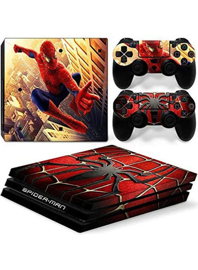 Sony PlayStation 4 Pro Personality Console Decal Skin Stickers With 2 Pcs Stickers For PS4 Pro Controller