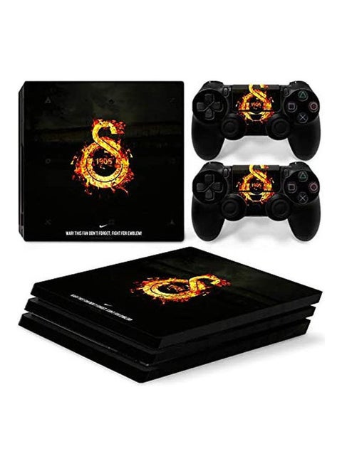 Sony PlayStation 4 Pro Console Decal Skin Stickers With 2 Pcs Stickers For PS4 Pro Controller