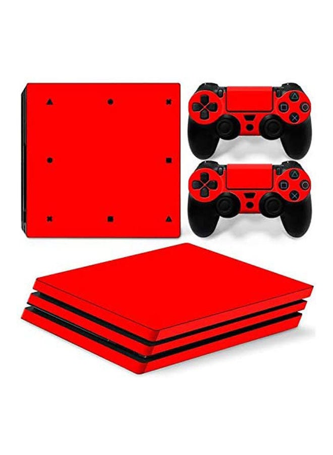 ملصقات بطبعة تناسب شخصية مالك جهاز ألعاب وذراعي تحكم سوني بلايستيشن 4 برو