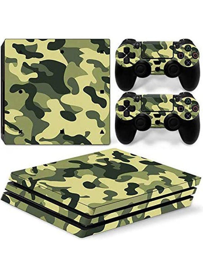 ملصقات بطبعة تناسب شخصية مالك جهاز ألعاب وذراعي تحكم سوني بلايستيشن 4 برو