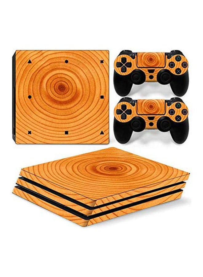 Sony PlayStation 4 Pro Personality Console Decal Skin Stickers With 2 Pcs Stickers For PS4 Pro Controller 