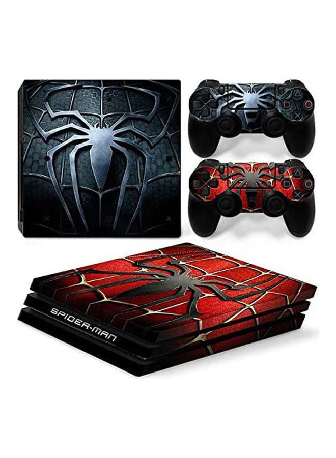 Sony PlayStation 4 Pro Personality Console Decal Skin Stickers With 2 Pcs Stickers For PS4 Pro Controller 