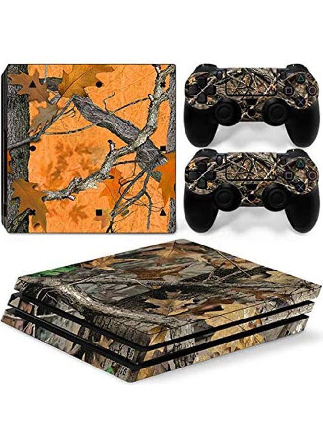 ملصقات بطبعة تناسب شخصية مالك جهاز ألعاب وذراعي تحكم سوني بلايستيشن 4 برو