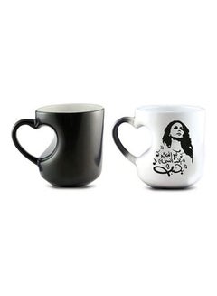 Old Singer Magic Mug With Inner Heart Handle White
