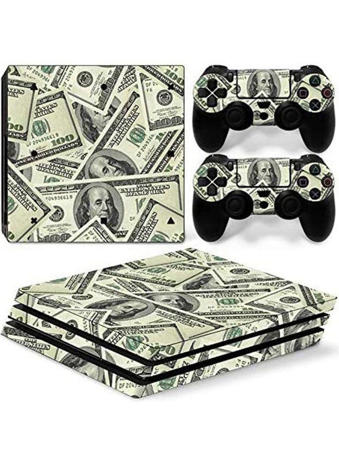 Sony PlayStation 4 Pro Console Decal Skin Stickers With 2 Pcs Stickers For PS4 Pro Controller - v1635725379/N51656688A_1