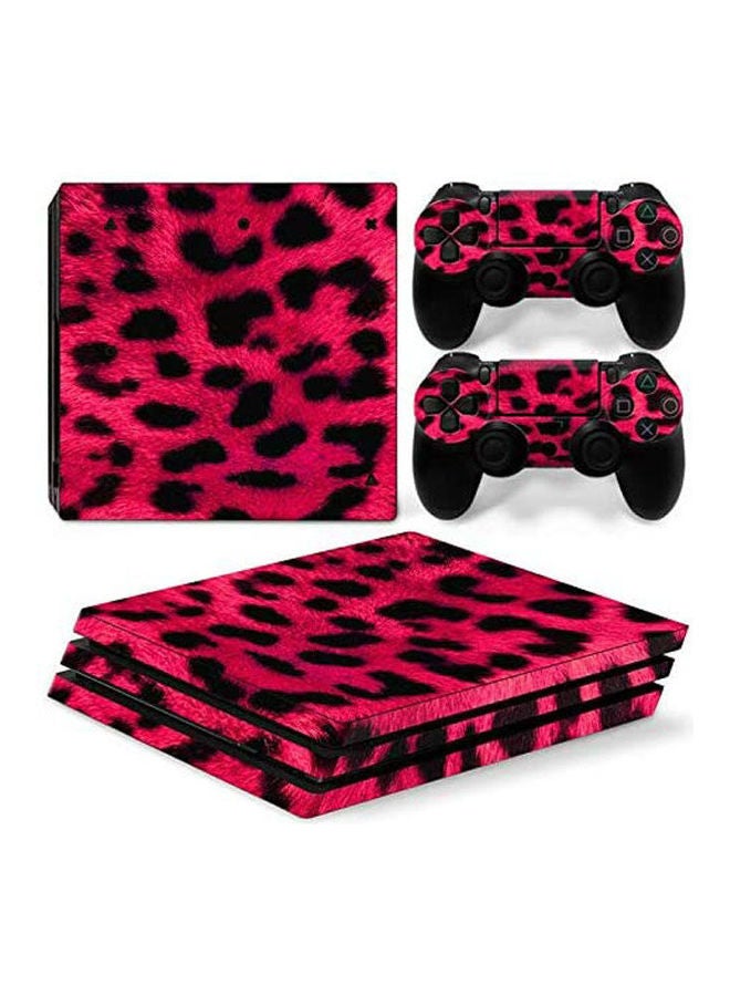 Sony PlayStation 4 Pro Console Decal Skin Stickers With 2 Pcs Stickers For PS4 Pro Controller