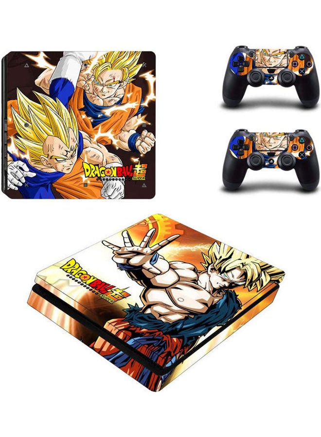 Vinyl Decal Dragon Ball Saiyan PlayStation 4 Slim Vinyl Skin Sticker Decal For PS4 Slim 